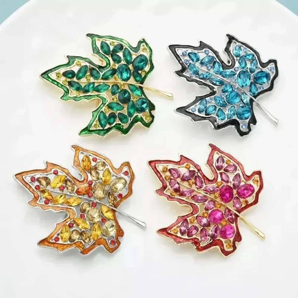 VQ Leaf Brooch